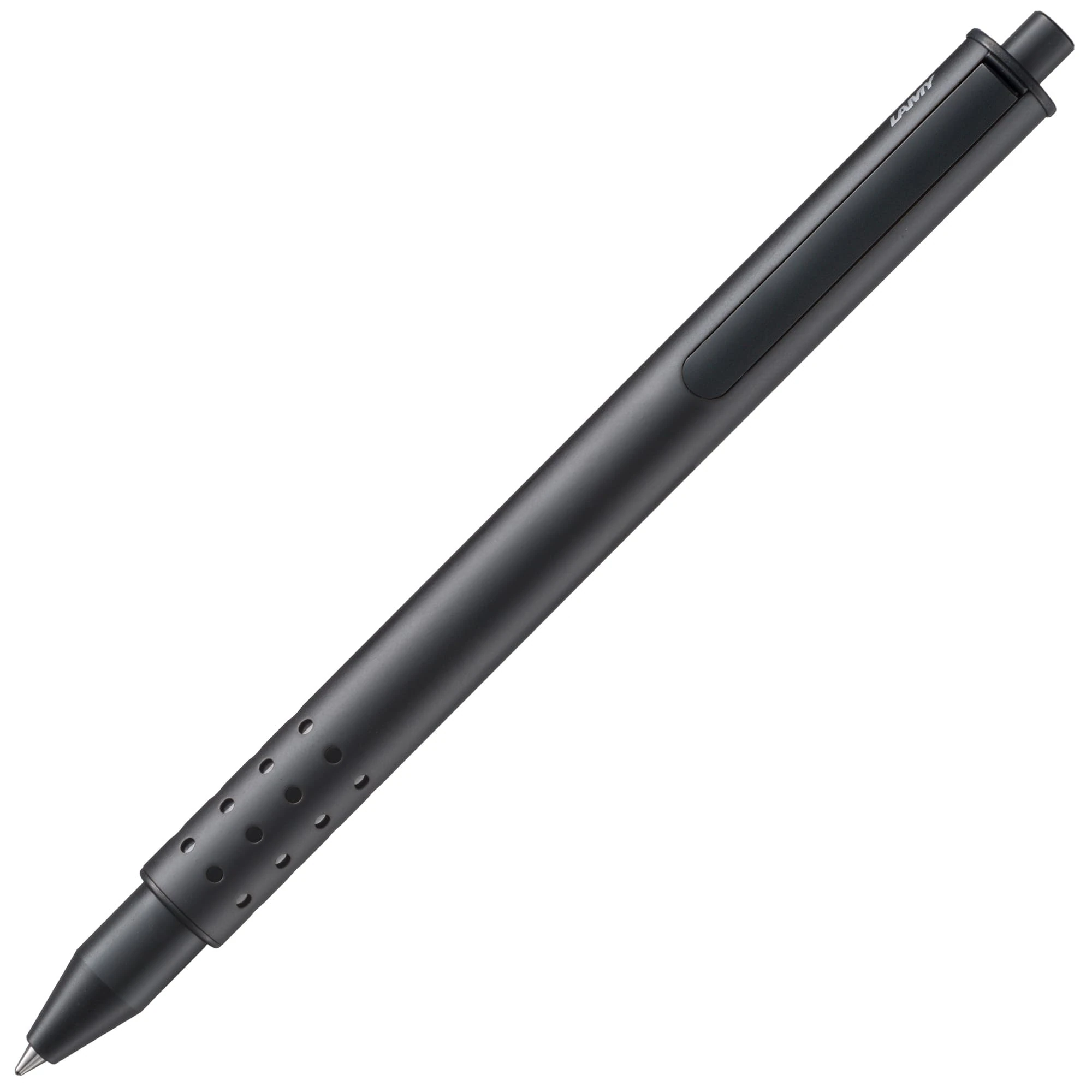 Lamy swift black - modest rollerball pen with a smooth writing experience - robust metal casing & line width B M 66 rollerball refill in blue