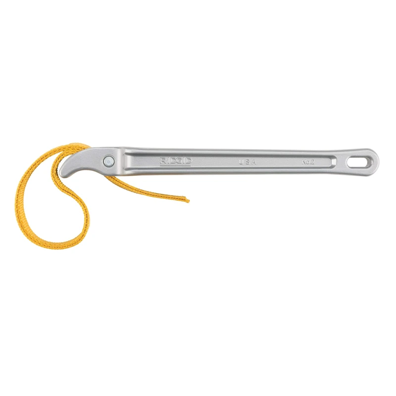RIDGID 31355 Model 2 Aluminum Strap Wrench For Plastic, 3 1/2 inch OD Capacity