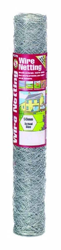 Gardman 50050 Galvanised Wire Netting, Multi-Colour, 50 mm
