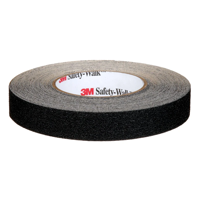 3M Safety-Walk Slip Resistant General Purpose Tape 610, Black, 25 mm x 18.3 m | pack of 4 | for light to heavy shoe-traffic areas