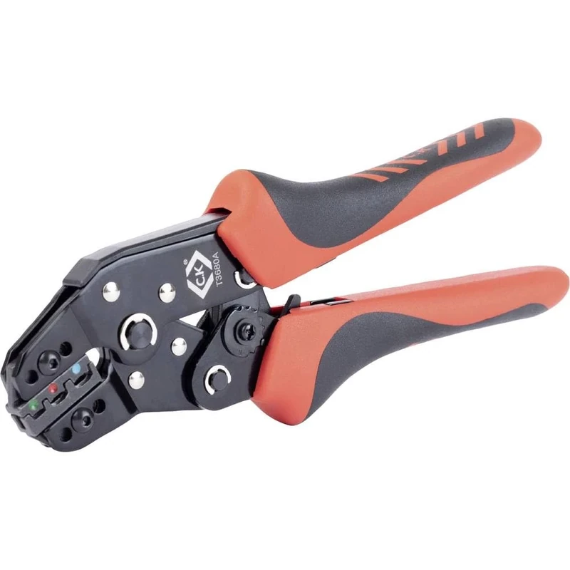 Ratchet Crimping Pliers for Insulated Terminals 0.25-2.5mm²