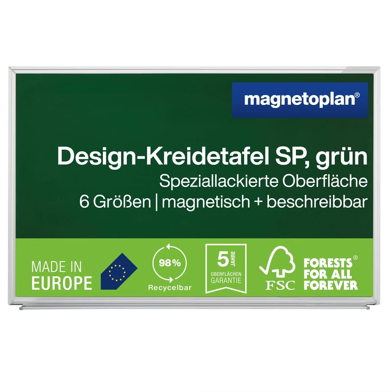 Magnetoplan SP Blackboard 900 x 600 mm Green