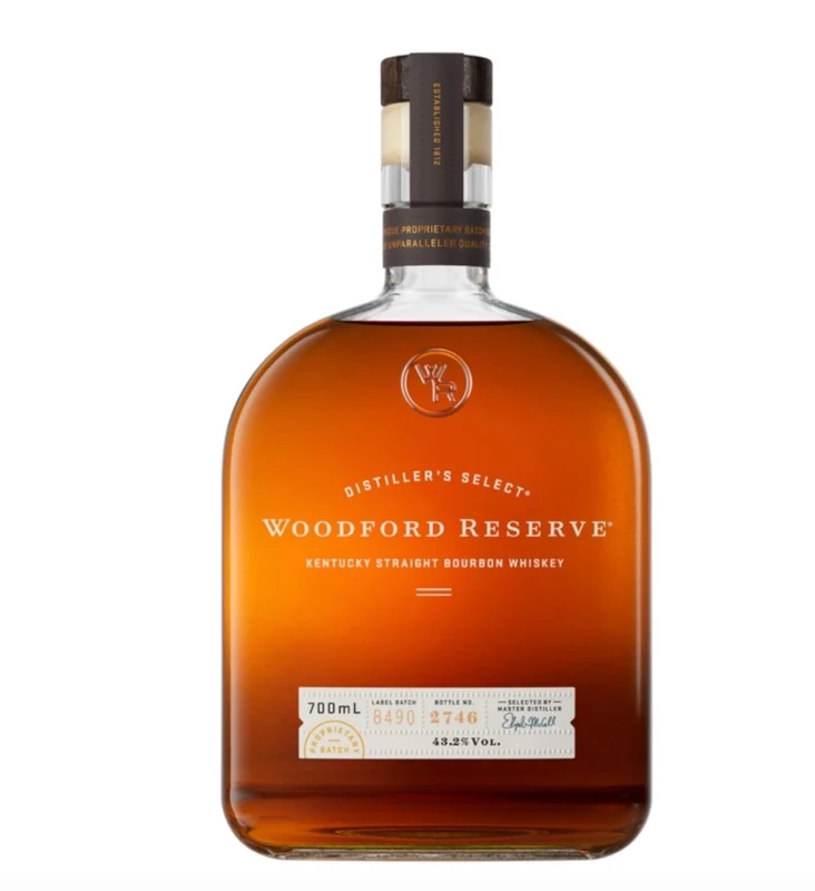 Woodford Reserve Kentucky Straight Bourbon, 70 cl | Premium Distilled American Bourbon | 43.2% ABV