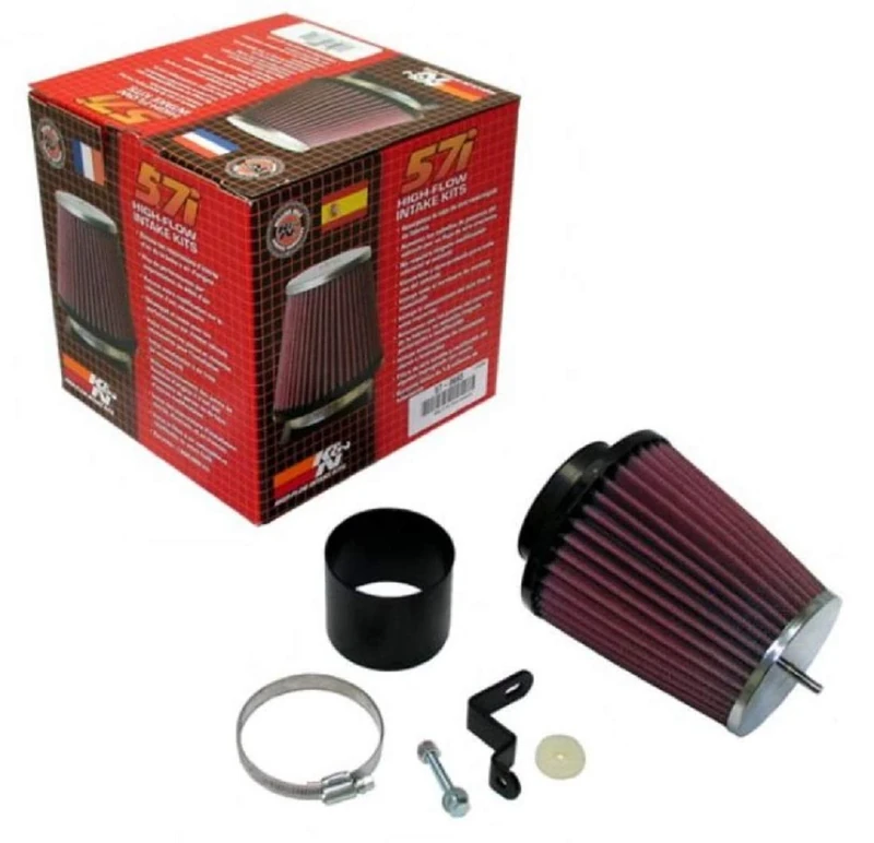 K&N 57-0683 Washable and Reusable Car Performance Intake Kit
