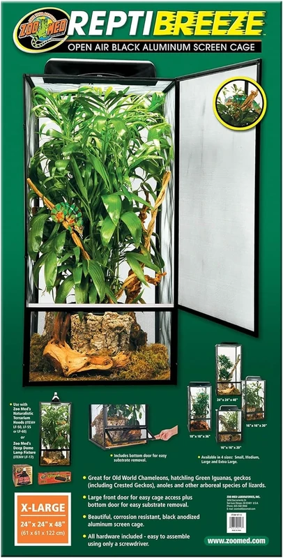 Zoo Med RI-10E Repti Breeze Screen Cage, 40 x 40 x 50 cm