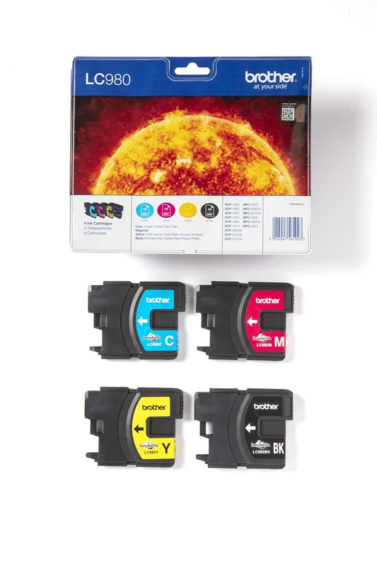 Brother LC980 - Print cartridge - 1 x black, yellow, cyan, magenta