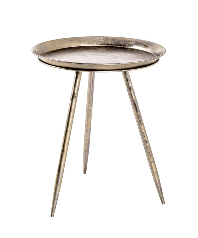 HAKU End Table Bronze, Metal - Dim.: H 54 cm X Ø 44 cm, Style: Modern - Image 1