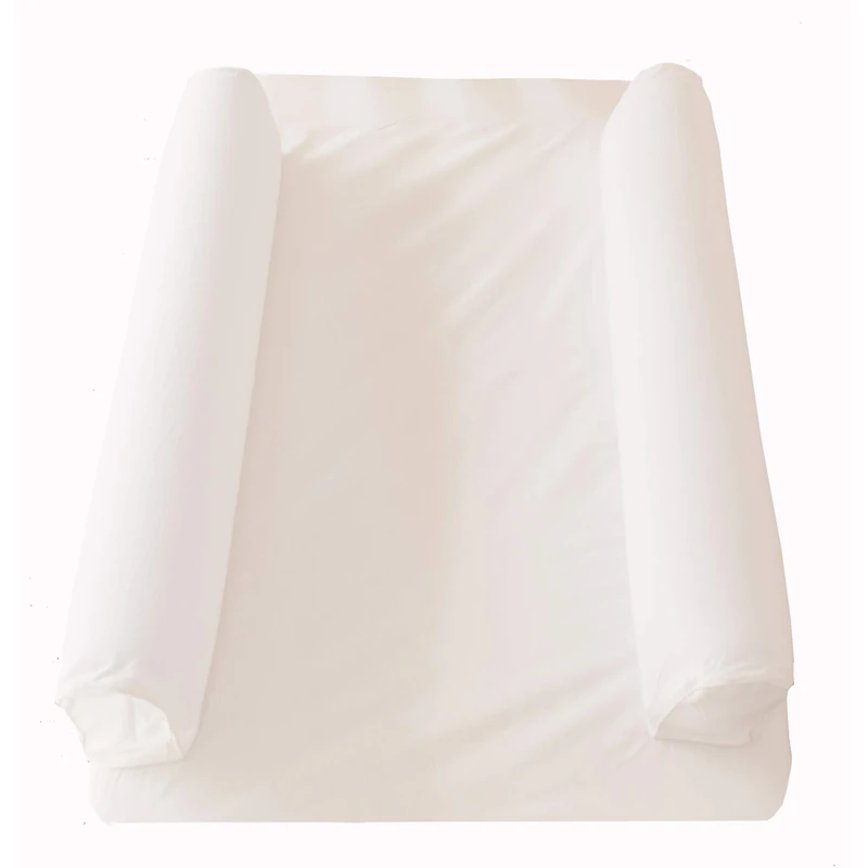 Hippychick Dream Tubes Single Cot Set, Includes 2 Inflatable Soft Bed Guards/Bumpers/Tubes and 1 Fitted Cotton Sheet, Travel-Friendly, 18 Months - 5 Years, 195 x 90 x 25cm, White