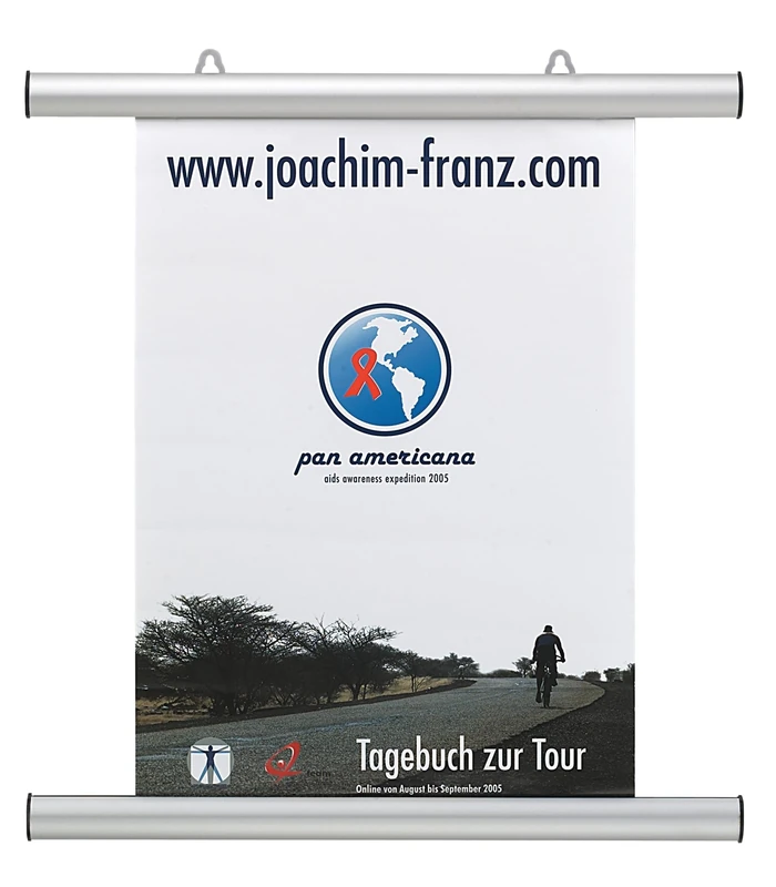 Franken BS1001 Clamping Rail 42 cm 105 cm Silber