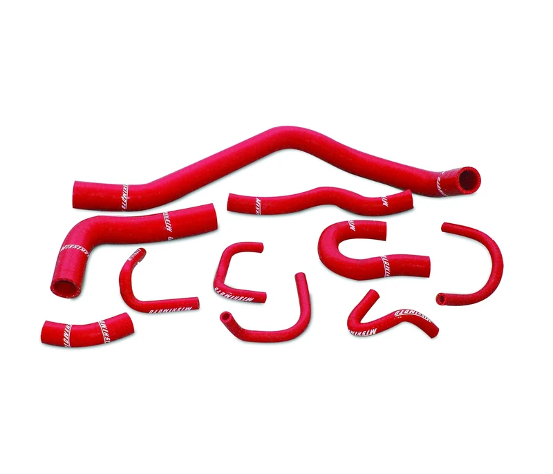 Mishimoto MMHOSE-CIV-88RD Silicone Radiator Hose Kit Compatible With Honda Civic 1988-1991 Red