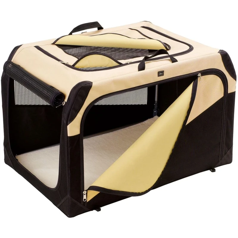 Hunter 44957 Dog Transportation Box Beige / Black Size M