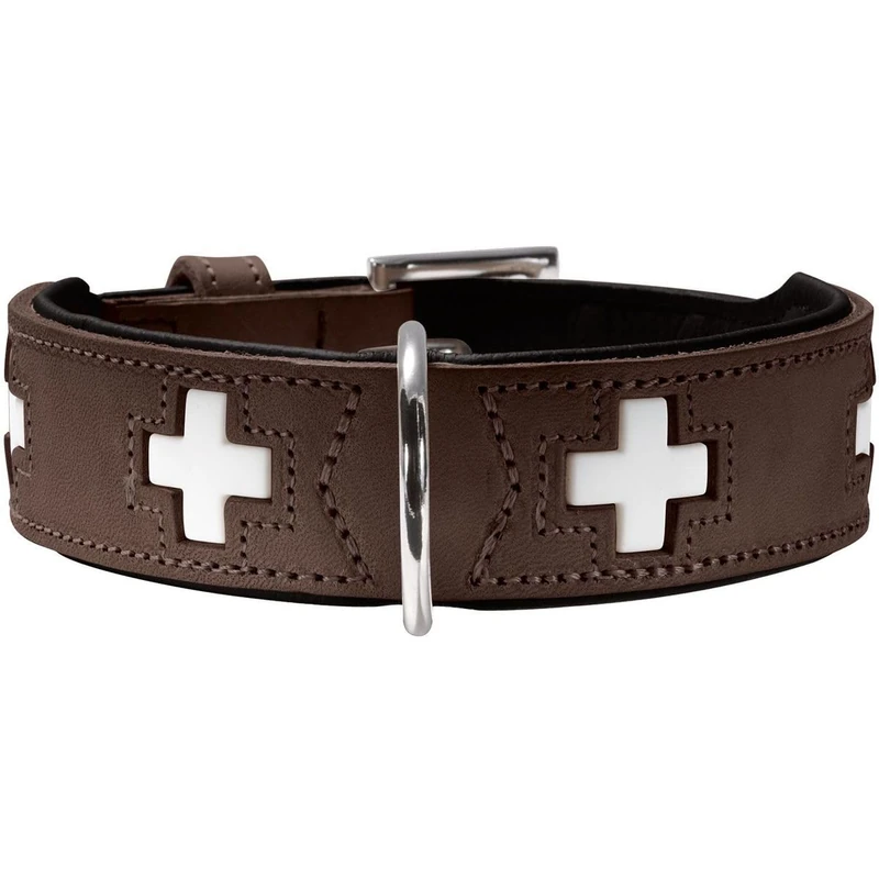 Hunter - Collar Swiss 35-43Cm Brown / Black
