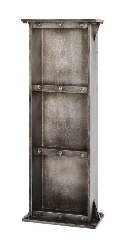 HAKU Möbel Wall Rack Anthracite, Mdf - Size: W 35 cm X H 95 cm X D 18 cm, Style: Industrial
