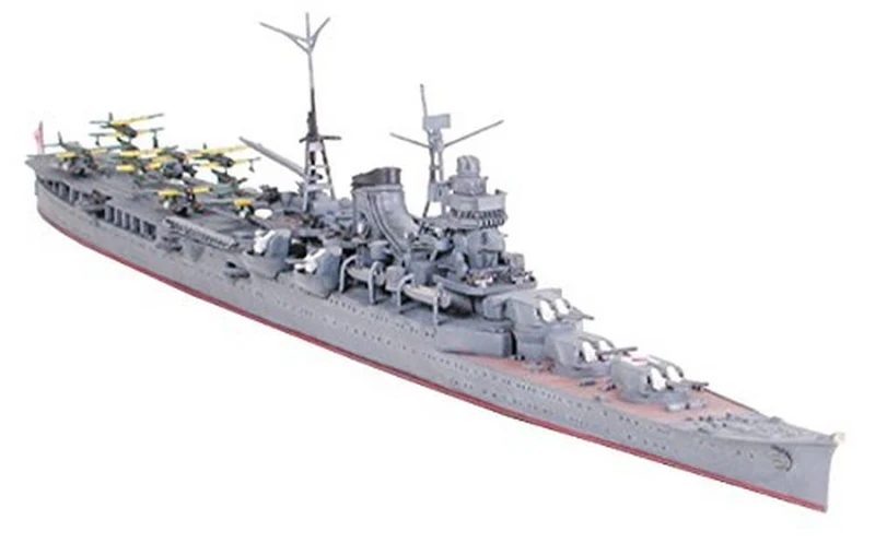 Tamiya Mogami Aircraft Carrying Cruiser - 1/700 Scale Model Kit