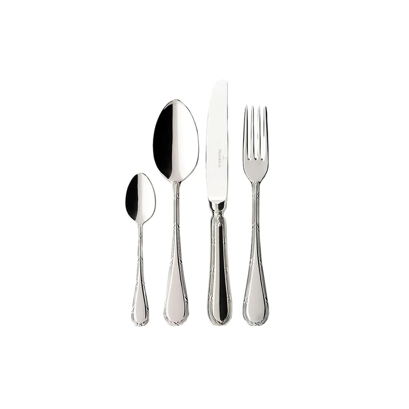 Villeroy & Boch 12-6243-9030 Kreuzband Septfontaines 24-Piece Cutlery Set