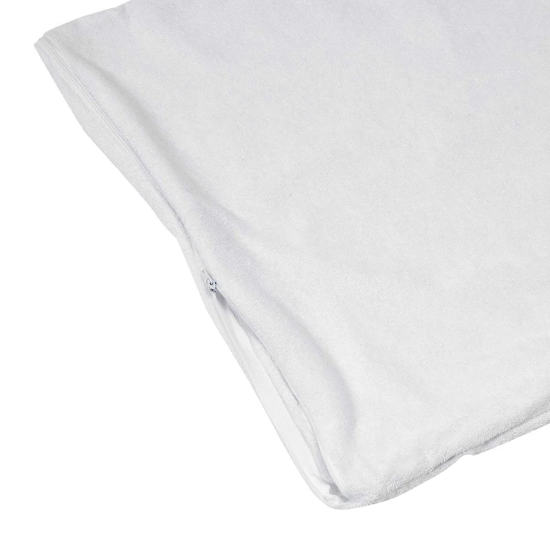HOMECRAFT Caress Waterproof White Fitted Sheet for Double Bed - Image 1