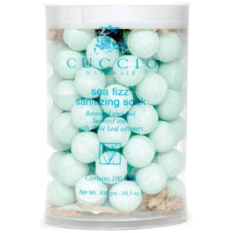 Cuccio - Soak Balls Effervescent - Sea Fizz - for Women - Nail Treatment - 100 Pc - Image 1