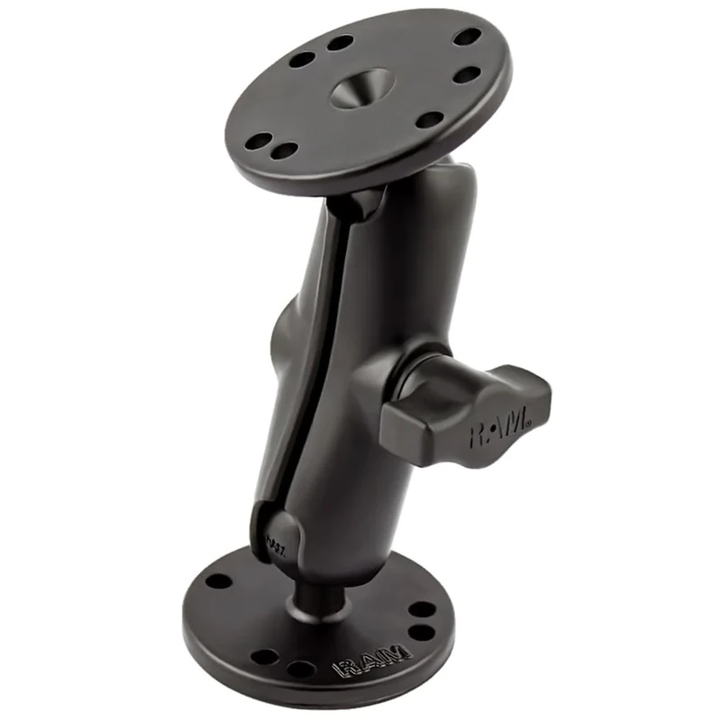 RAM Mount MOUNTING SYSTEMS RAM-B-101U TO SMOOTH, FLAT SURFACES USING DOUBLE FLAT BASE - Image 1