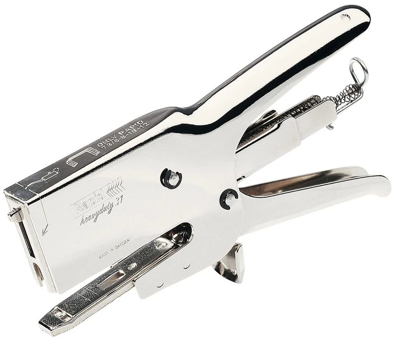 Rapid HD31 Heavy Duty Stapling Pliers, 70 sheet capacity, High Volume Stapling, Includes 2 Anvils, Metal, Silver, 10540301