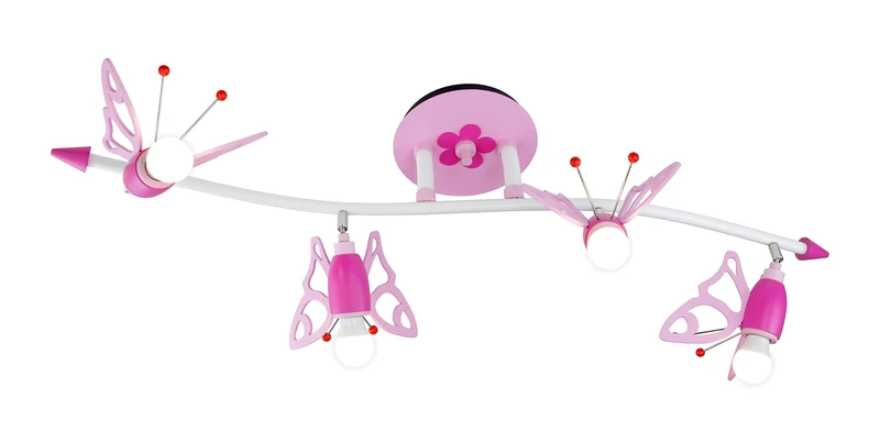 Elobra Ceiling Light, E14, Pink - Image 1