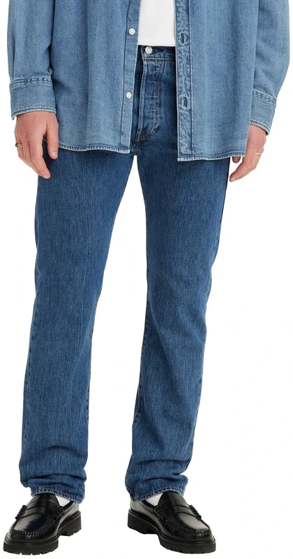Levi's Men's 501 Original Fit Jeans, Stonewash X, 33W / 30L