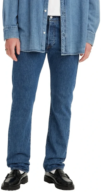 Levi's Men's 501 Original Fit Jeans, Stonewash X, 34W / 30L