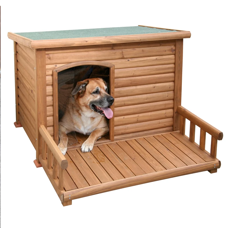 Kerbl Dog House with Terrace, 113 x 81 x 83 cm