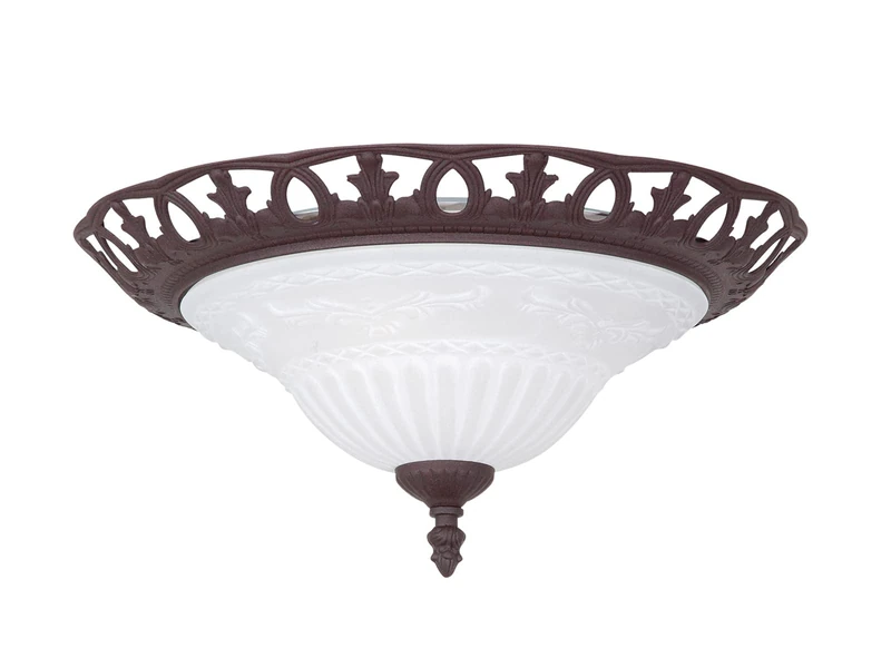 Trio Leuchten 210710124 Ceiling Light, White Glass, 6102021 24
