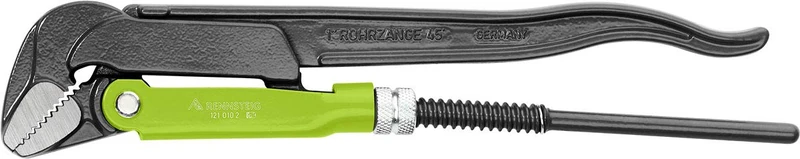 Rennsteig 121 020 2 "Standard 45 Degree" Pipe Wrench, Red, 2-Inch