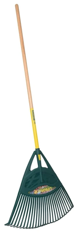 LEBORGNE - BALAI A Gazon XL 27 DENTS Manche Bois CERTIFIE PEFC 100% - Nouveau MODELE - 369711