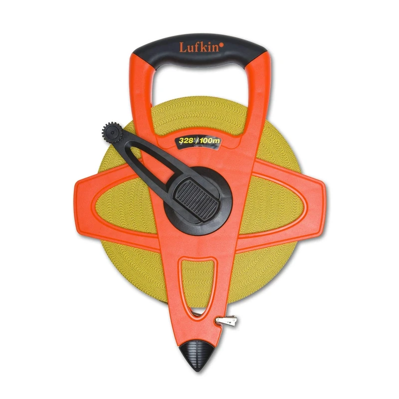 Lufkin LUFFM100CME 2-Sided Tape Measure Long, Orange/Black, 13mm/1/2 x 100m/328'
