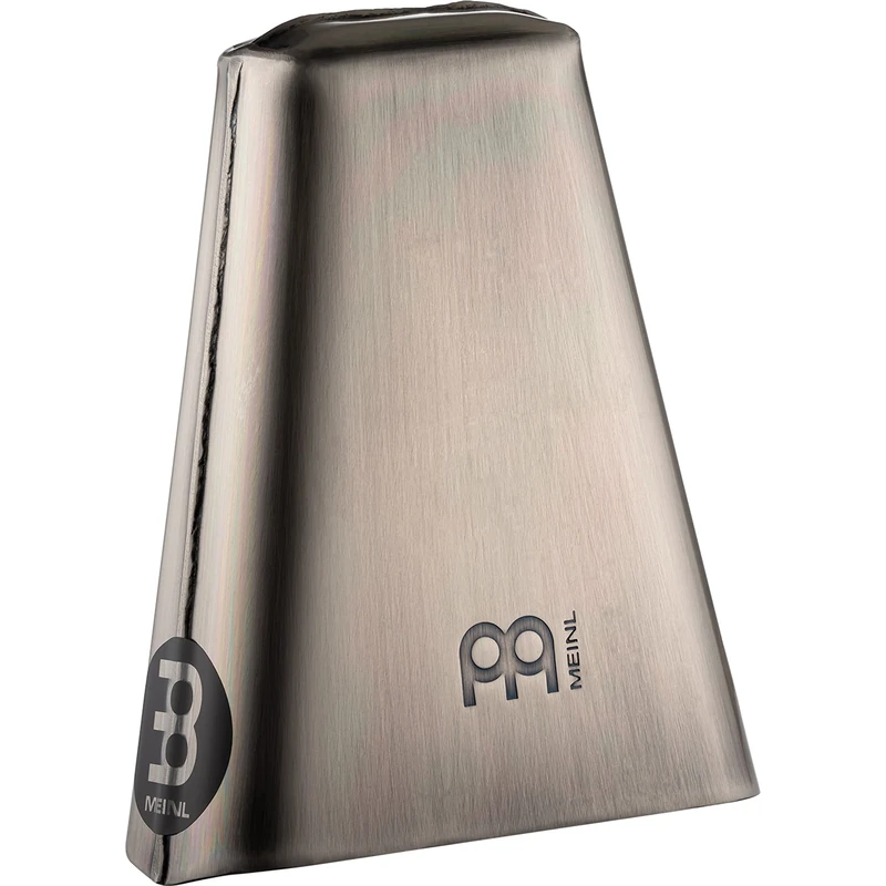 Meinl Percussion Handheld Cowbell Instrument - Medium-Large Idiophone - Length 6,5 Inches - Steel, Silver (STB65H)