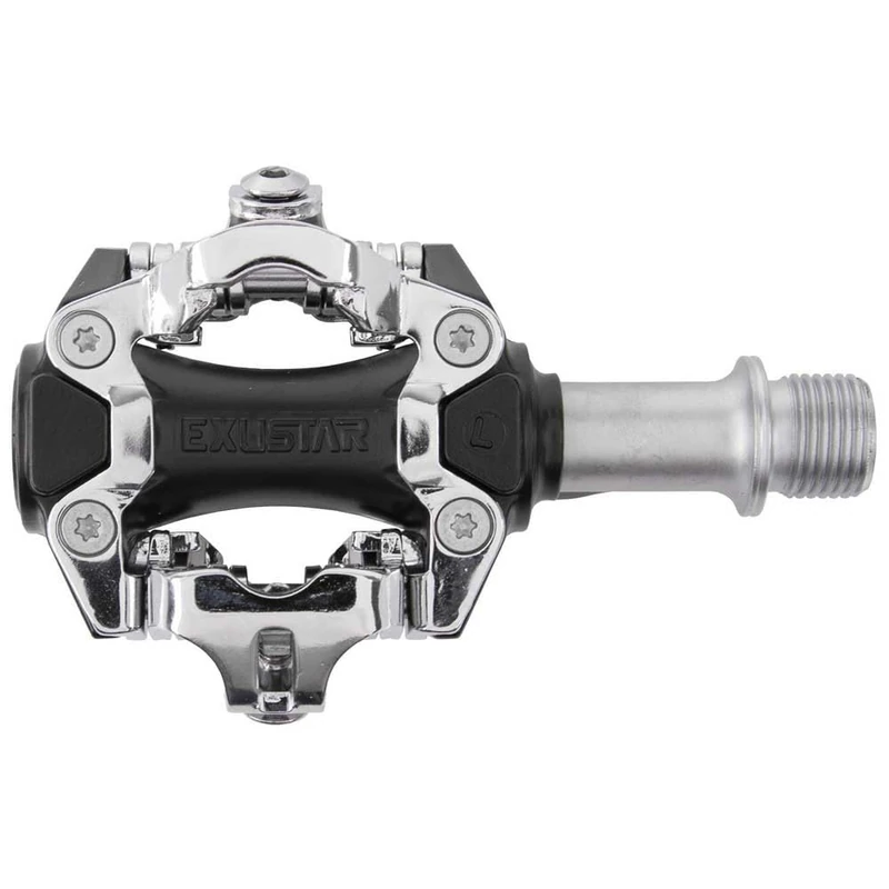 Exustar E-PM211 Clip Less Pedal - Black/Silver