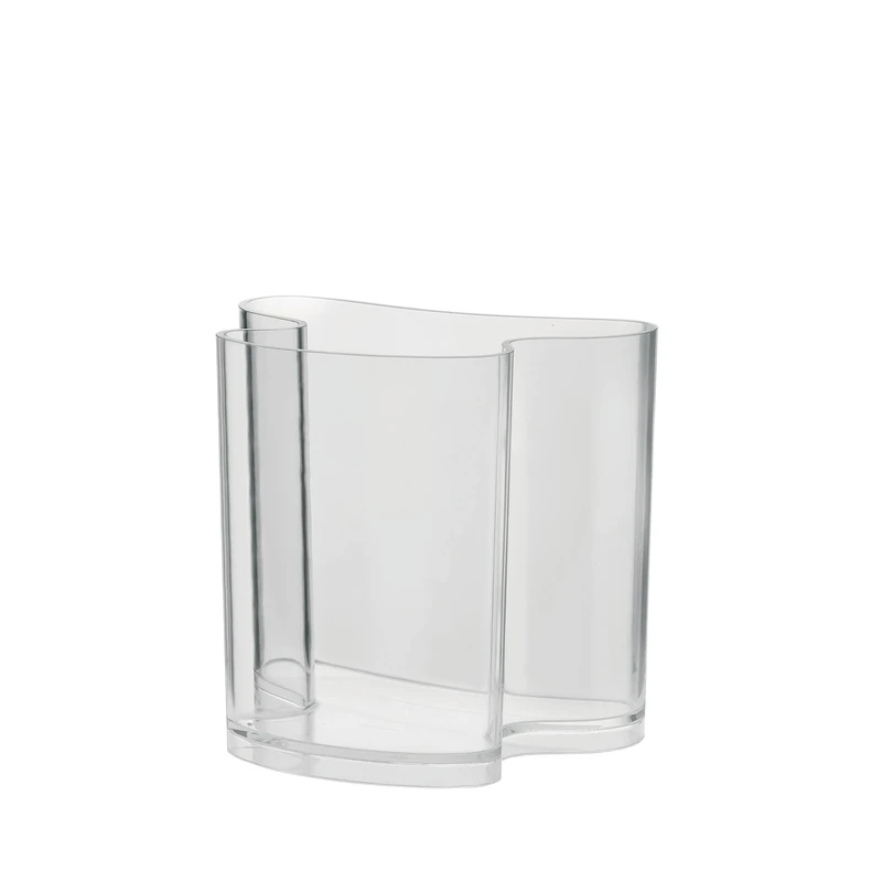 Guzzini - Home, Decorative Vase/Magazine Holder Isola - Transparent, 34 x 22,8 x h31 cm - 28930000