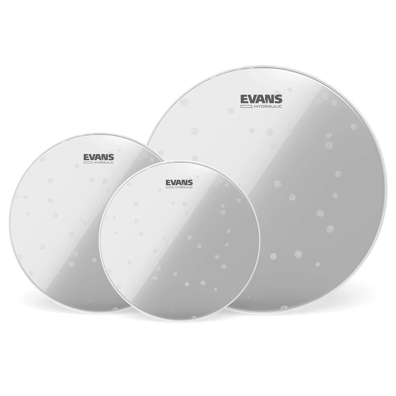 Evans Drum Heads - Hydraulic Glass Tompack, Standard (12, 13, 16 Inch)