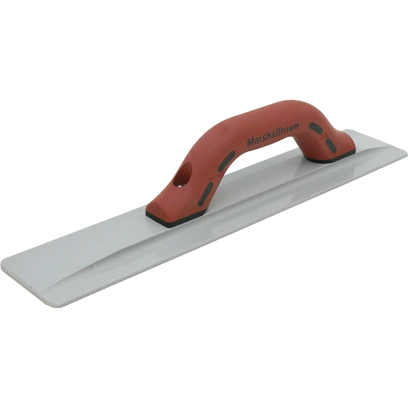 Marshalltown Hand Smoother with Durasoft Handle, Made of Magnesium, for Floor and Concrete, Size of Smoother: 305 x 79 mm