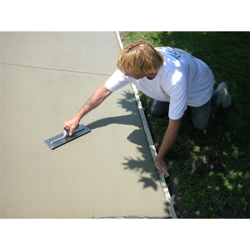 MARSHALLTOWN The Premier Line MXS91SSD 10-1/2-Inch by 4-1/2-Inch Bright Stainless Steel Finishing Trowel with DuraSoft Handle