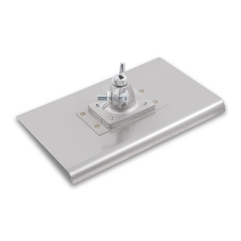 Marshalltown Lockable Full Angle Running Edge Trowel, Radius 19 mm, Lip 22 mm, for Floor and Concrete, Made of Stainless Steel, Dimensions: 254 x 152 mm