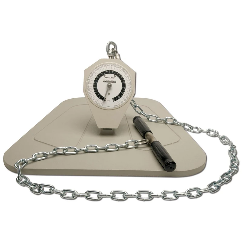 Baseline 12-0403 Leg/ Back/ Chest Dynamometer with Large Base, 660lbs