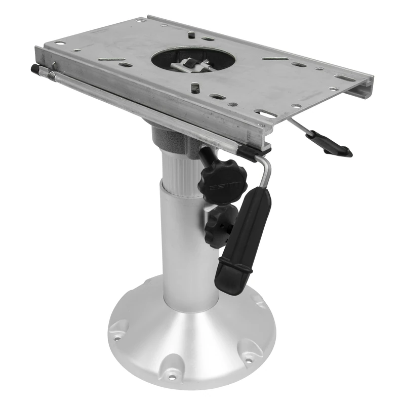 Wise 8WP21-374 Adjustable Pedestal with Slide,Silver