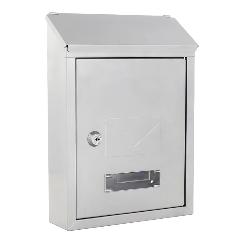 Rottner Udine Steel Post Box - Silver