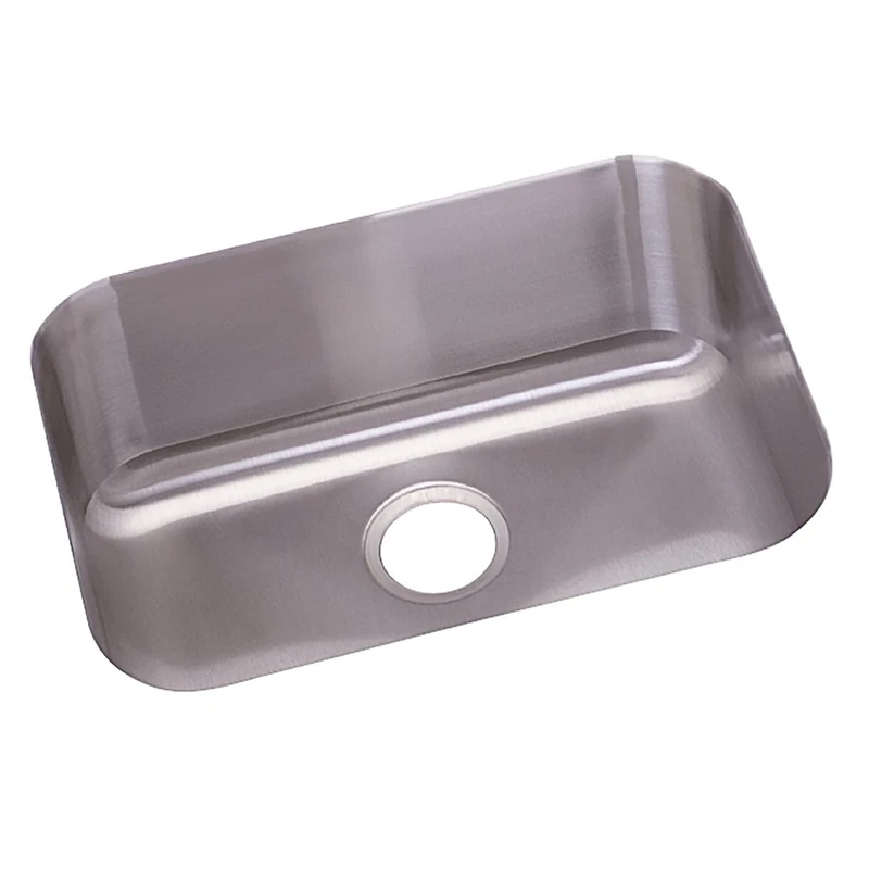 Elkay DXUH2115 Dayton Single Bowl Undermount Stainless Steel Sink, Satin, 23-1/2-Inch by 18-1/4-Inch