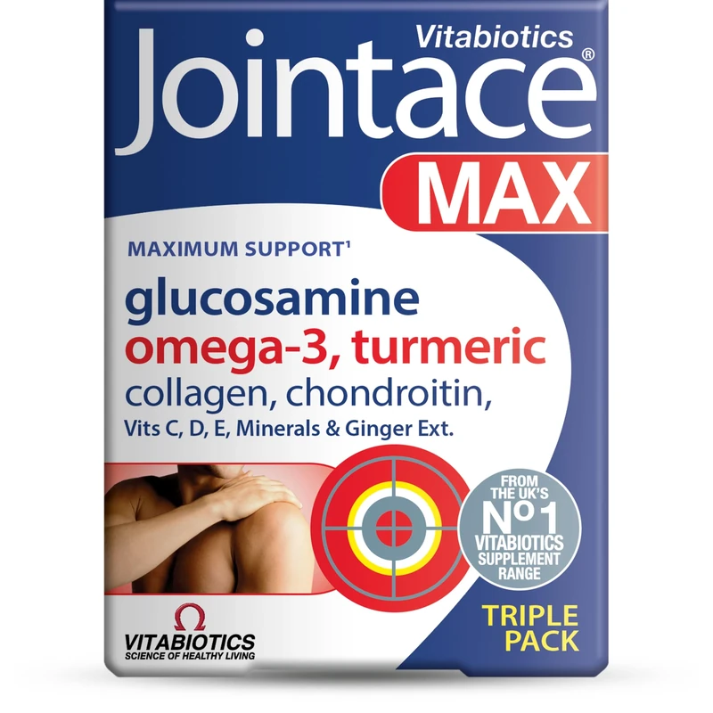 Jointace Max Tablets - Glucosamine, Chondroitin & Omega-3 - 84 Capsules