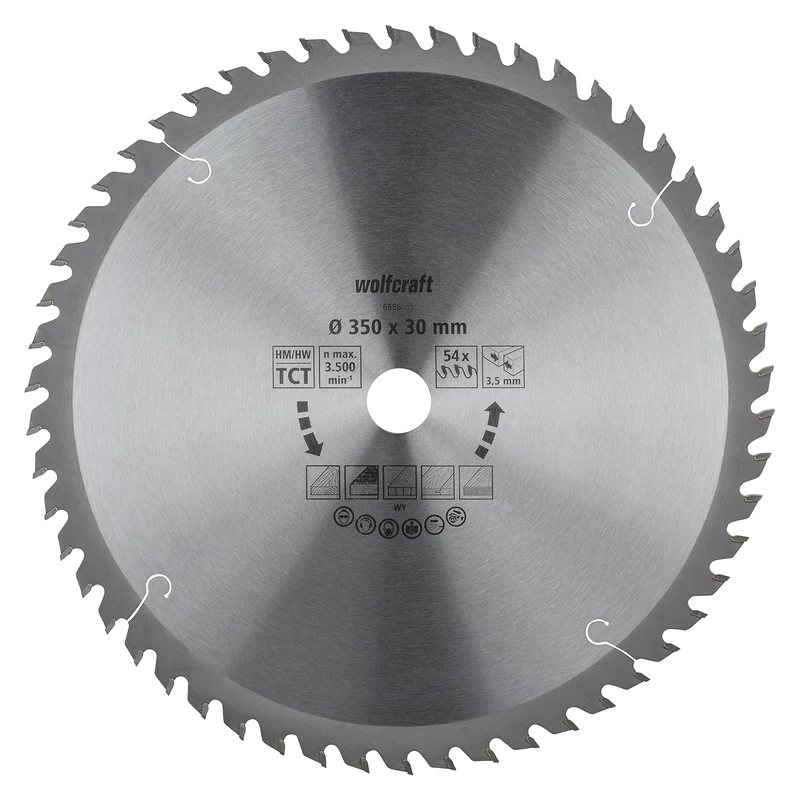 Wolfcraft TC Circular Table Saw Blade - Orange Series 6686000