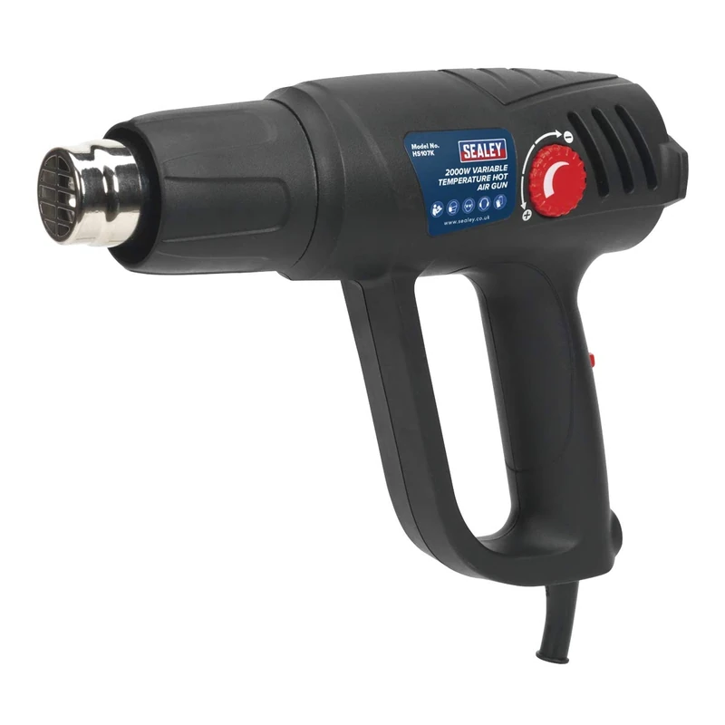 Sealey Hs107K Variable Temperature Hot Air Gun Kit 2000W 50-450