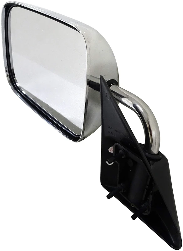 Dorman 955-385 Driver Side Manual Door Mirror - Folding for Select Dodge Models, Chrome