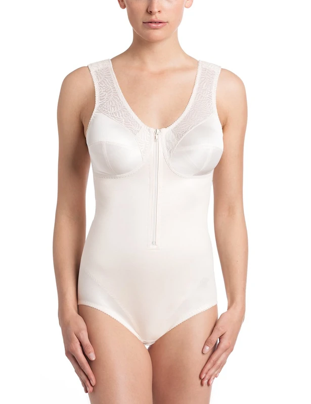 Anita Comfort Women's Comfort relief corselette Mylena Plain Non-Wired Bodysuit, Off-White (Angelskin 017), 40D (Manufacturer Size: 90D)