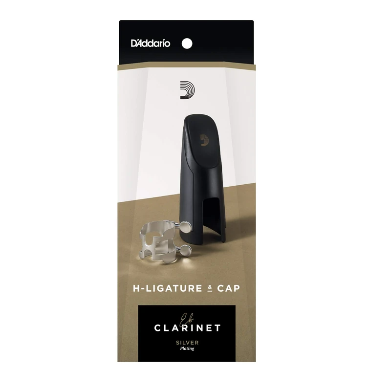 Rico Silver Plated H-Ligature and Cap for Eb Clarinet