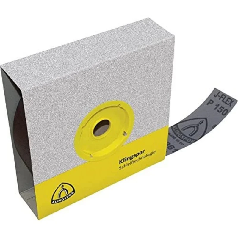 Klingspor 3854 "KL 361 JF" 120 Grit Abrasive Roll, 0 V, Brown, 50 mm