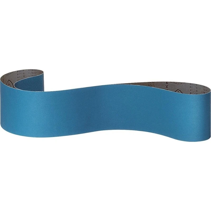 Klingspor 113664 "CS 411 X" Grit 120 Sanding Belt, Blue - Image 1